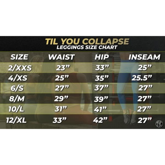 Til You Collapse resilient capri Carribean Blue XS - Picture 6 of 6